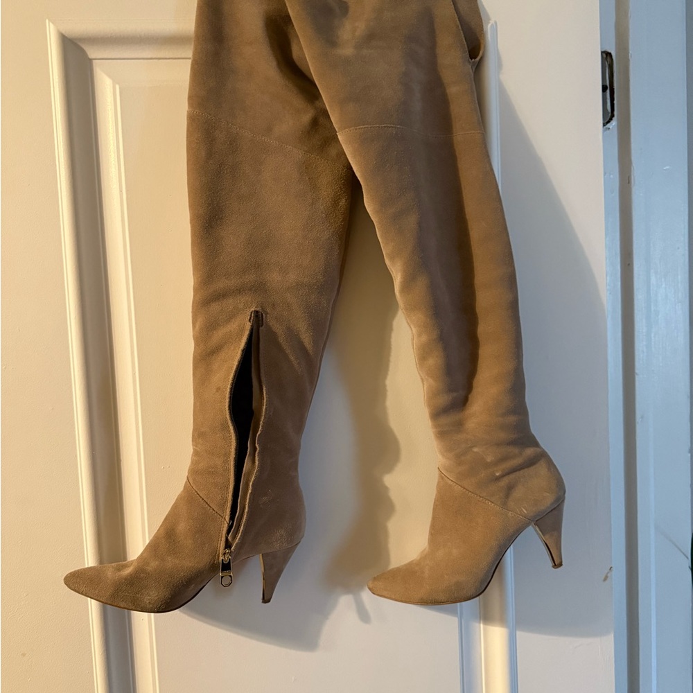 Louise et Cie Tan Over the Knee Boots